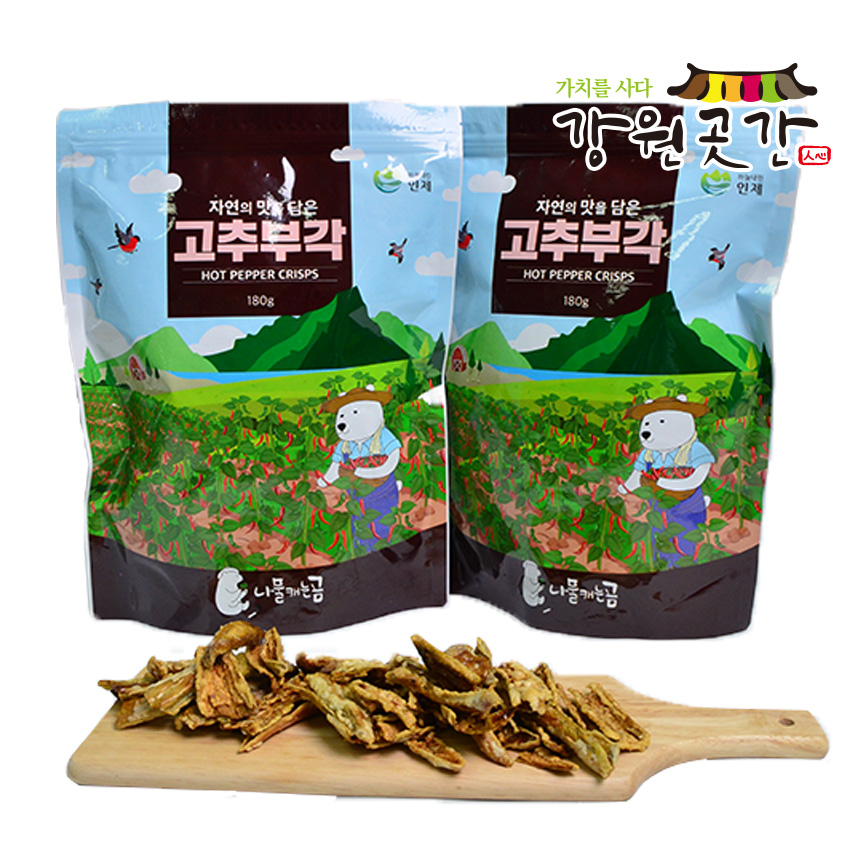 [인제]황태껍질부각 오리지널 130g - 강원곳간.com