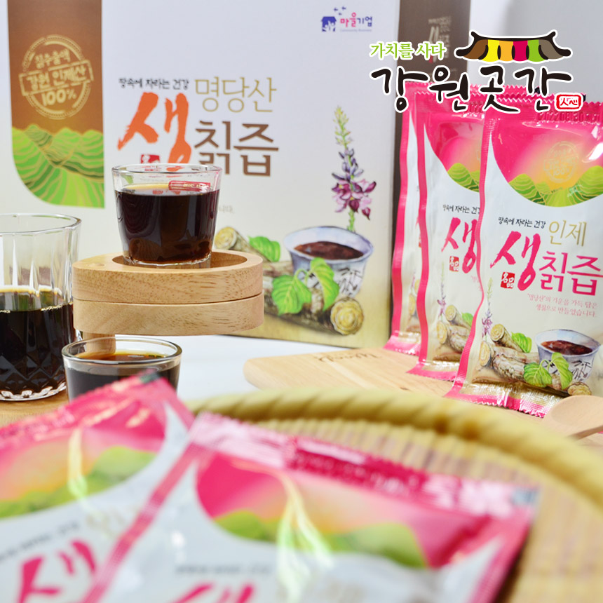 [인제] 월학 명당산 생칡즙 100ml 50포월학명당산세상협동조합 - 강원곳간.com