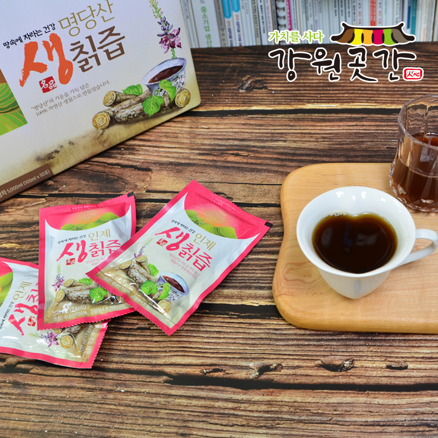 [인제] 월학 명당산 생칡즙 100ml 50포월학명당산세상협동조합 - 강원곳간.com