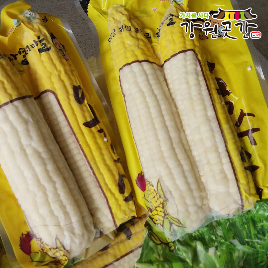 [영월] 강원도 영월 냉동 미백2호 찰옥수수 10개입 20개입 30개입 - 강원곳간.com