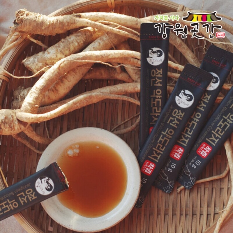 [정선] 정선3년근 농축 약도라지 스틱 10g 10포(10일분) - 강원곳간.com