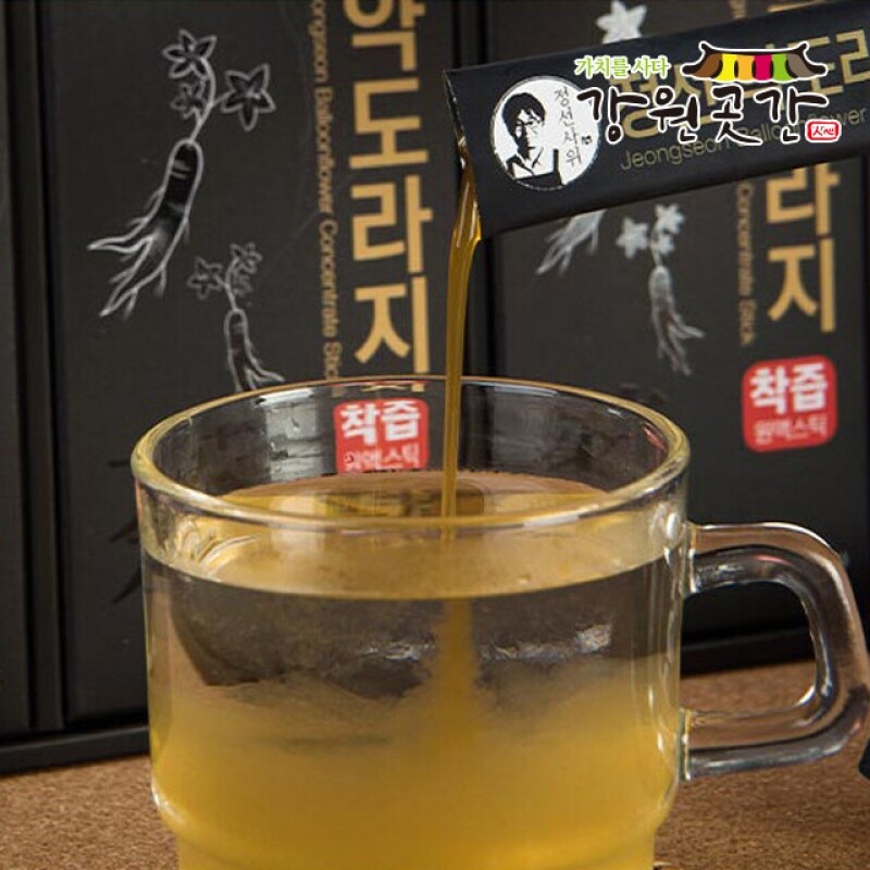 [정선] 정선3년근 농축 약도라지 스틱 10g 10포(10일분) - 강원곳간.com