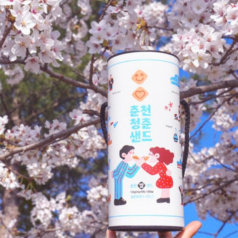 [춘천] 청춘 샌드 쿠키 선물세트 수제쿠키 답례품 간식 글루텐프리 24g x 8ea - 강원곳간.com