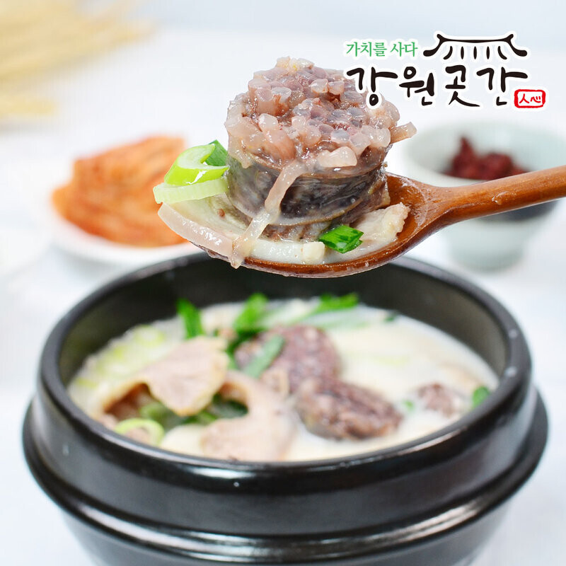 강원곳간 맛성비 돼지국밥 순대국 200g - 강원곳간.com