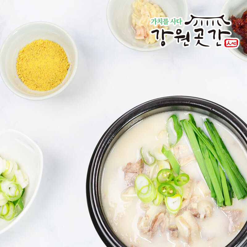 강원곳간 맛성비 돼지국밥 순대국 200g - 강원곳간.com